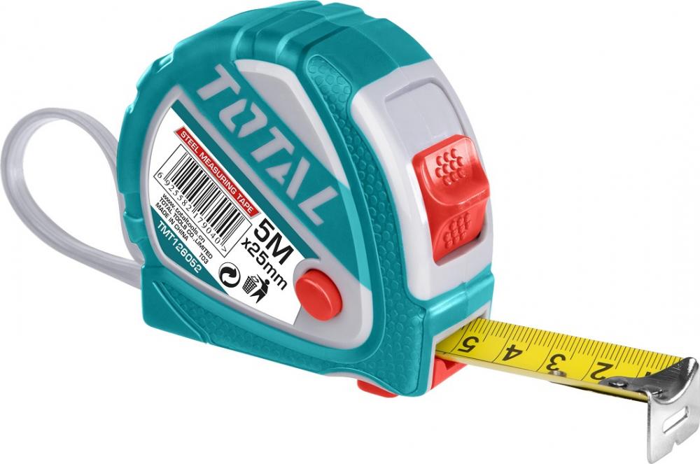 Ruleta 5m x 25mm - buton 3 functii