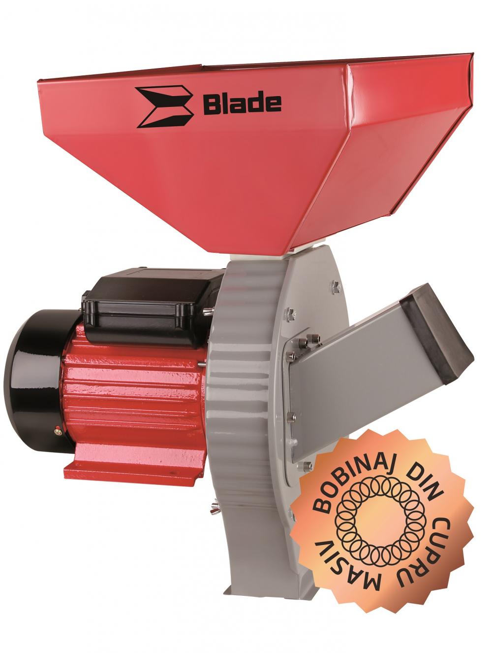 MOARA PENTRU CEREALE SI FURAJE BLADE - MODEL A (CUVA MARE)
