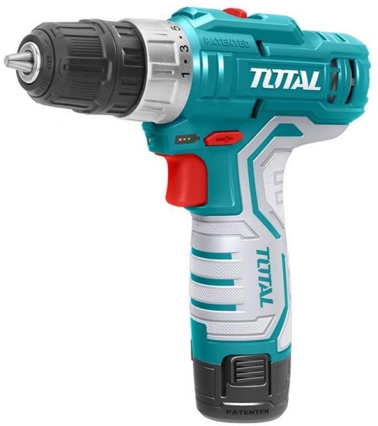 TOTAL - Masina de gaurit cu acumulator 12V-1.5Ah/L